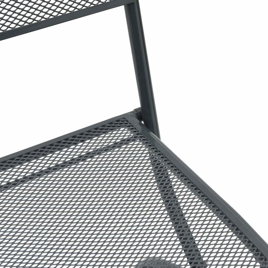 Tuinstoelen 2 pcs Antraciet 52,5 x 46 x 82 cm IJzer