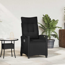 Recliner Tuinstoelen Zwart 56 x 60 x 112 cm Staal en Polyester