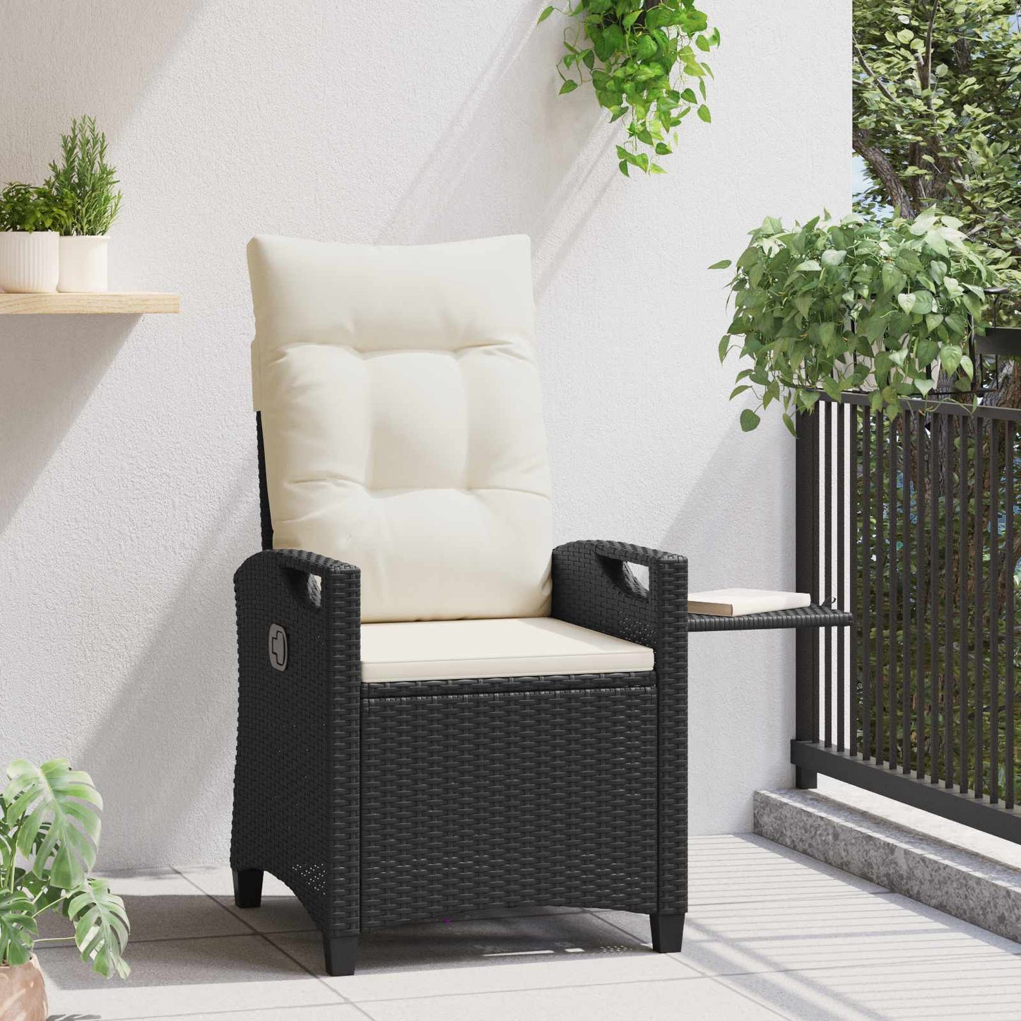 Recliner Tuinstoelen 56 x 60 x 112 cm staal