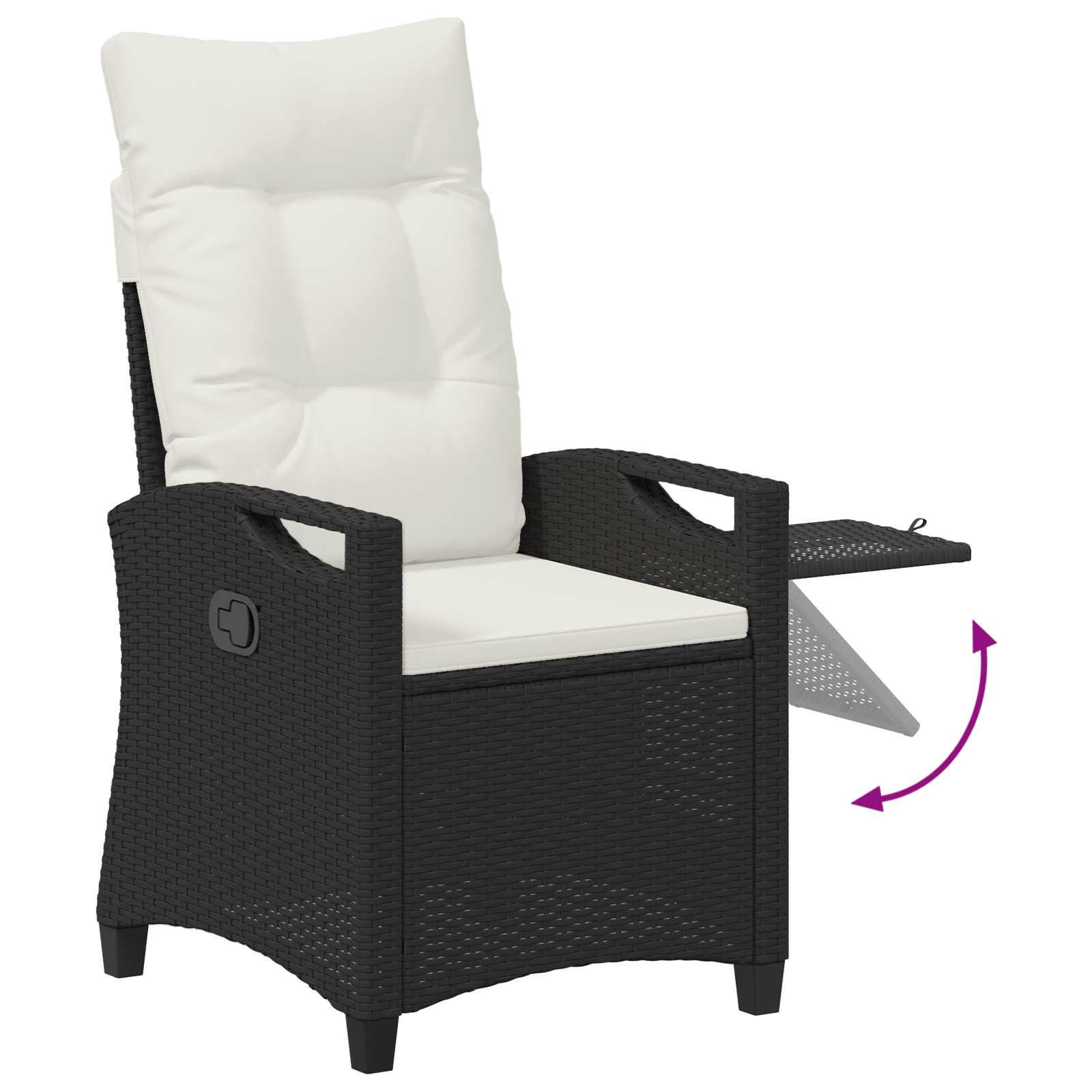 Recliner Tuinstoelen 56 x 60 x 112 cm staal