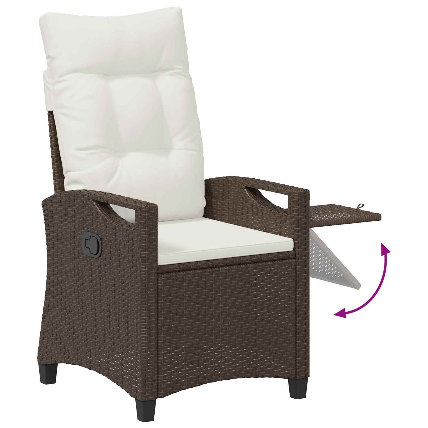 Recliner Tuinstoelen 56 x 60 x 112 cm staal