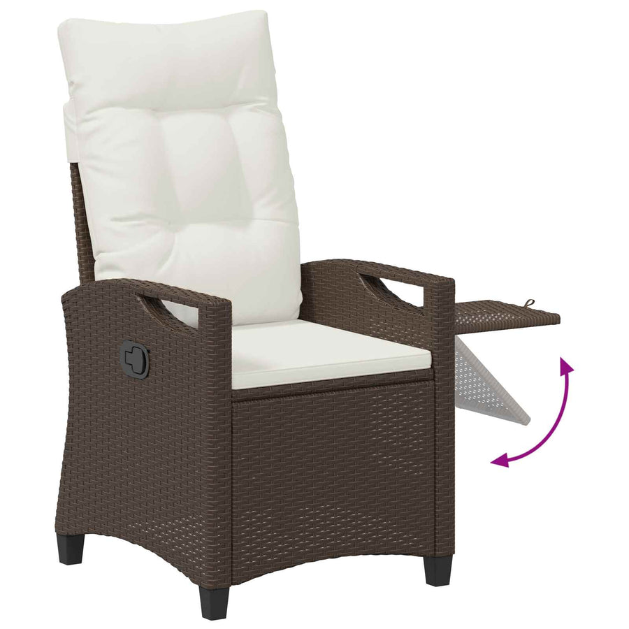 Recliner Tuinstoelen 56 x 60 x 112 cm staal