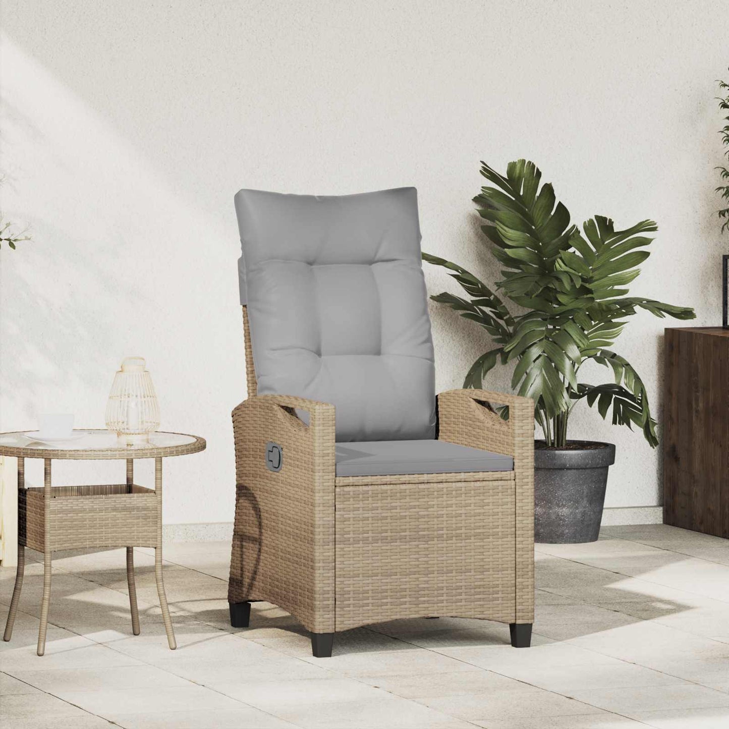 Recliner Tuinstoelen 56 x 60 x 112 cm staal