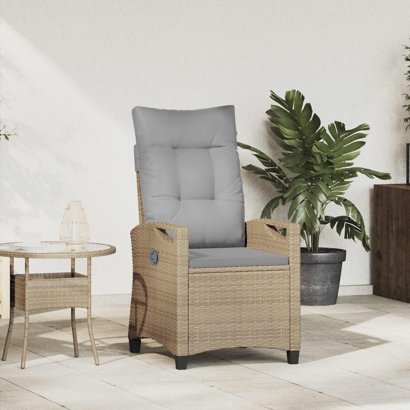 Recliner Tuinstoelen 56 x 60 x 112 cm staal