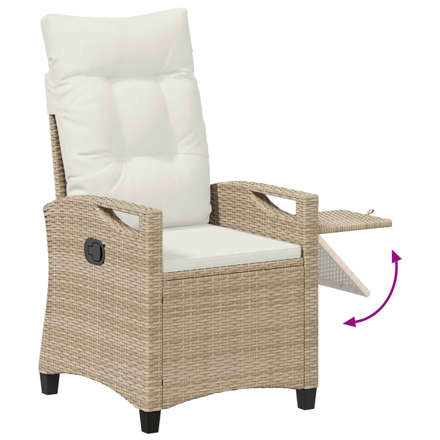 Recliner Tuinstoelen 56 x 60 x 112 cm staal