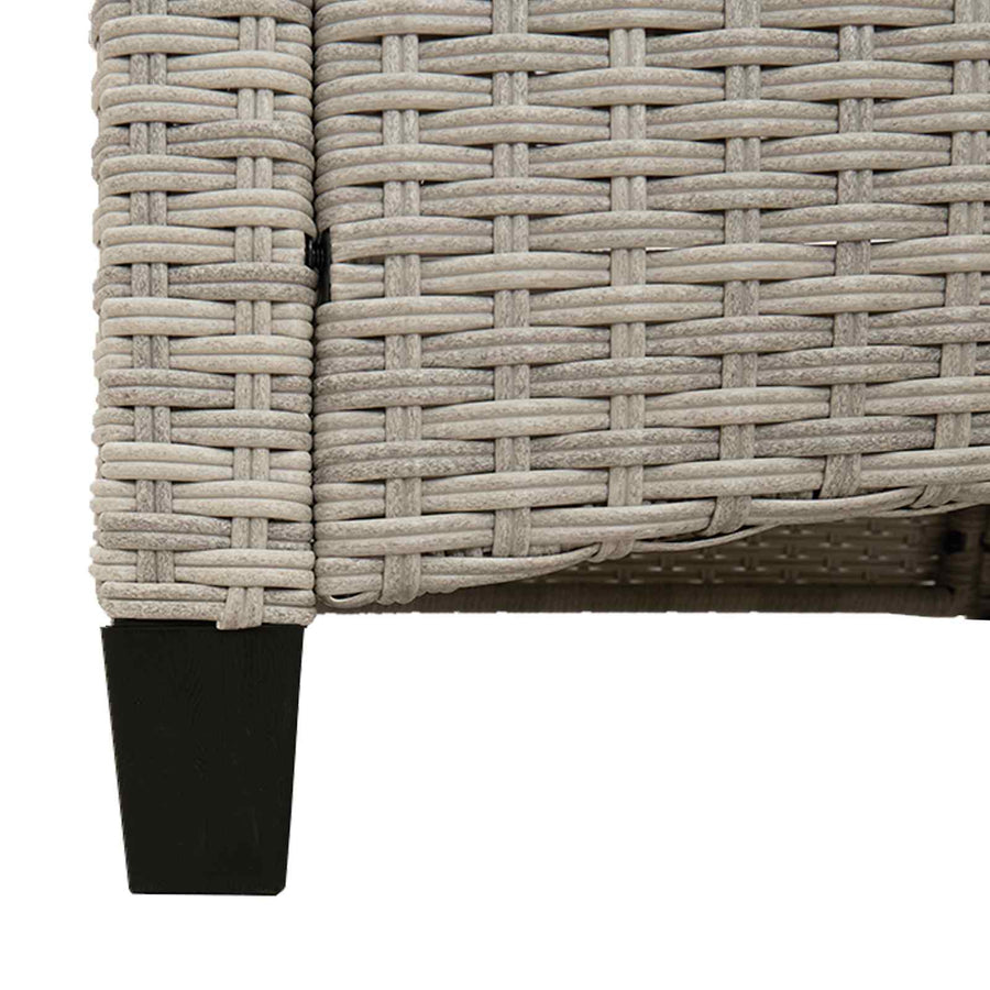 Tuinbank met kussen 105 x 60 x 112 cm staal