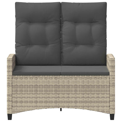 Tuinbank met kussen 105 x 60 x 112 cm staal