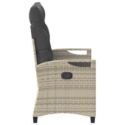 Tuinbank met kussen 105 x 60 x 112 cm staal