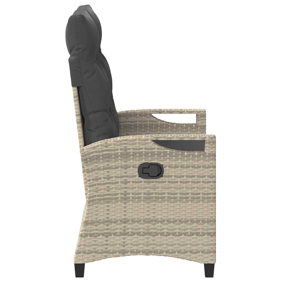 Tuinbank met kussen 105 x 60 x 112 cm staal