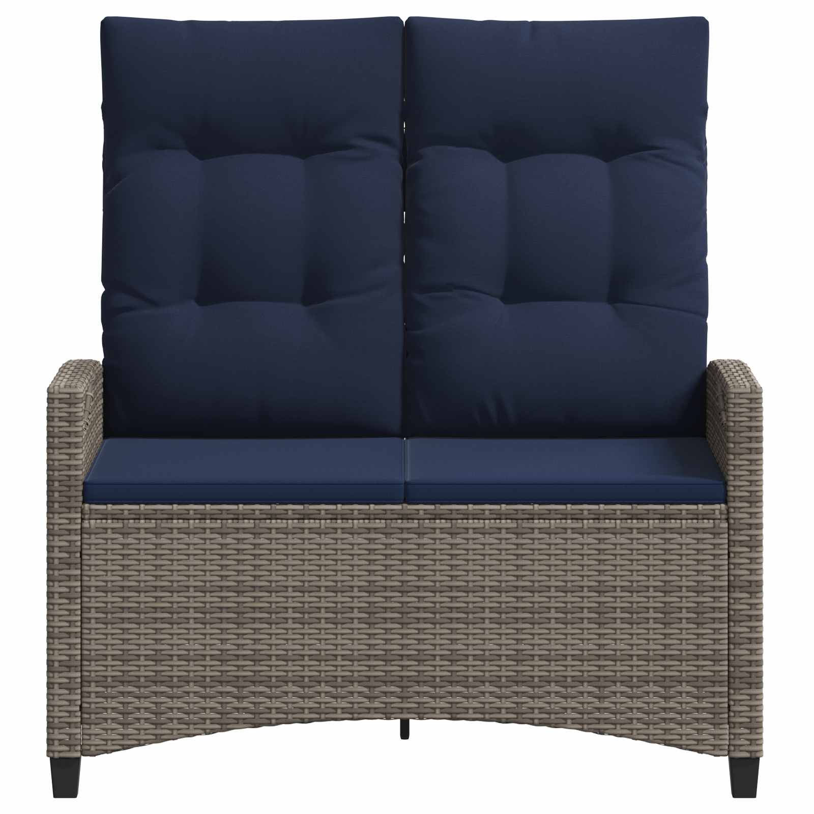 Tuinbank met kussen 105 x 60 x 112 cm staal