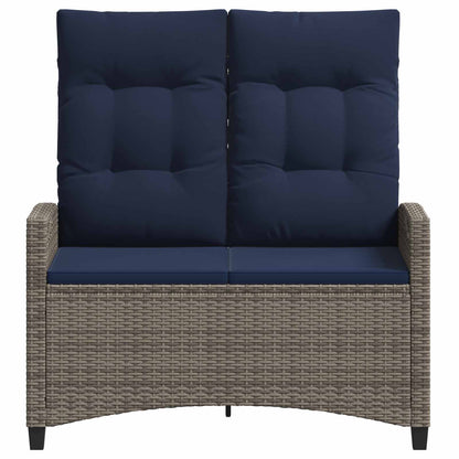 Tuinbank met kussen 105 x 60 x 112 cm staal