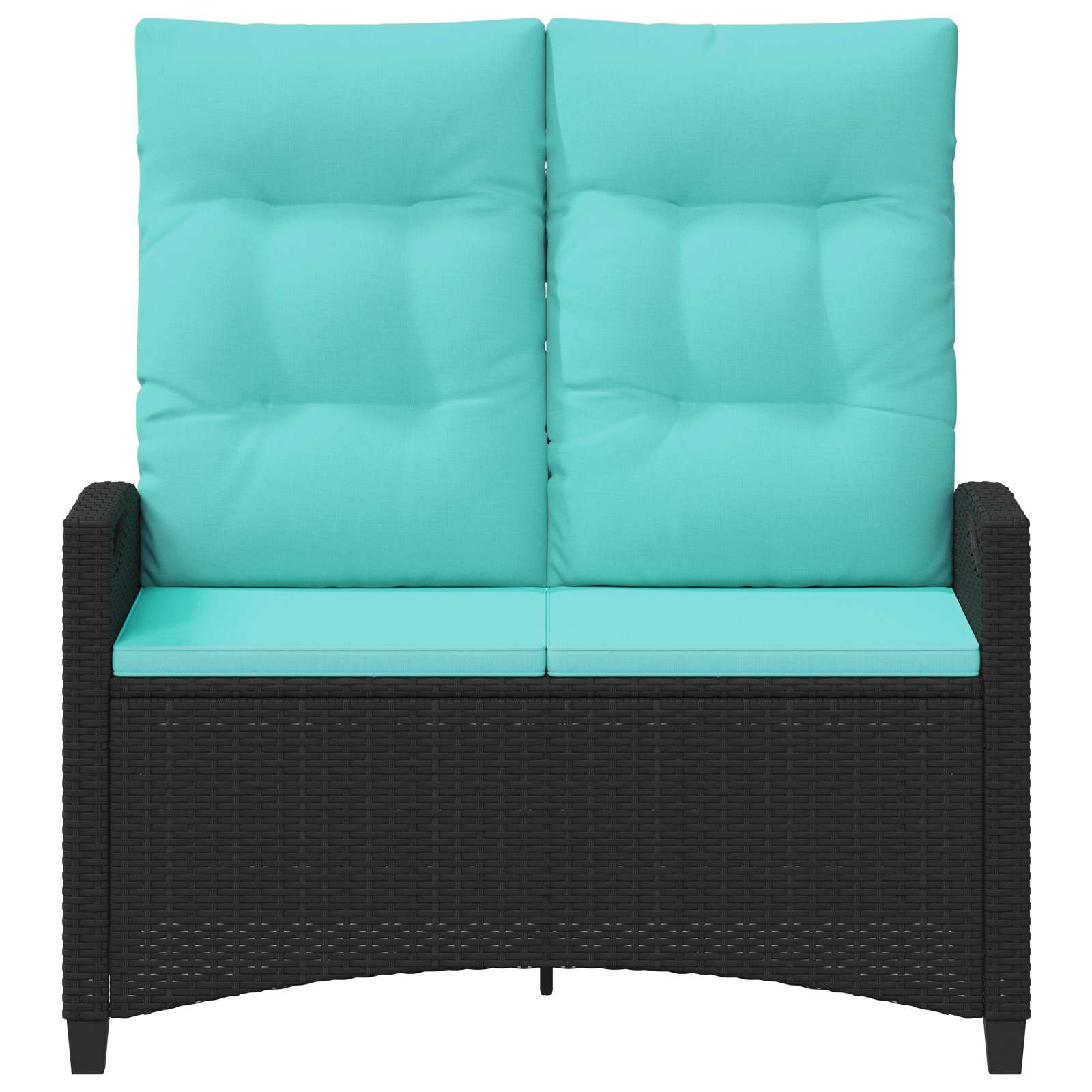 Tuinbank met kussen 105 x 60 x 112 cm staal