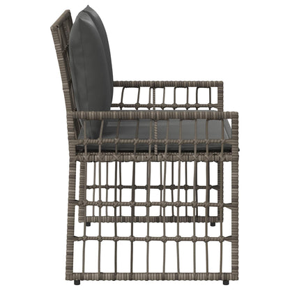 Tuinbank Effen Grijs en Donkergrijs 116 x 55 x 82 cm