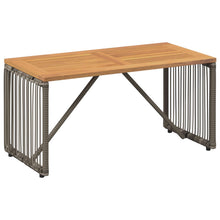Buiten Tafel Grijs en Bruin 80 x 40 x 40 cm poly rattan