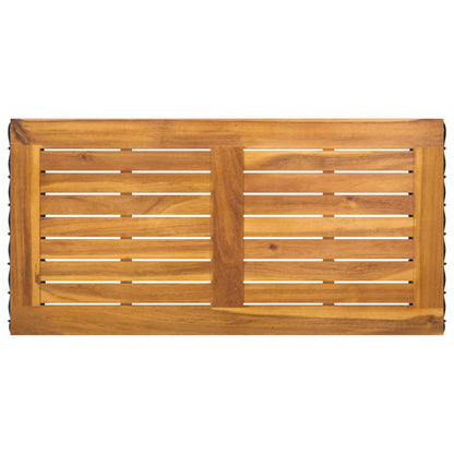 Buitenmeubelset met kussen 4 pcs Zwart en Cream Wit