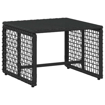 Buitenmeubelset met kussen 5 pcs Zwart en Wit