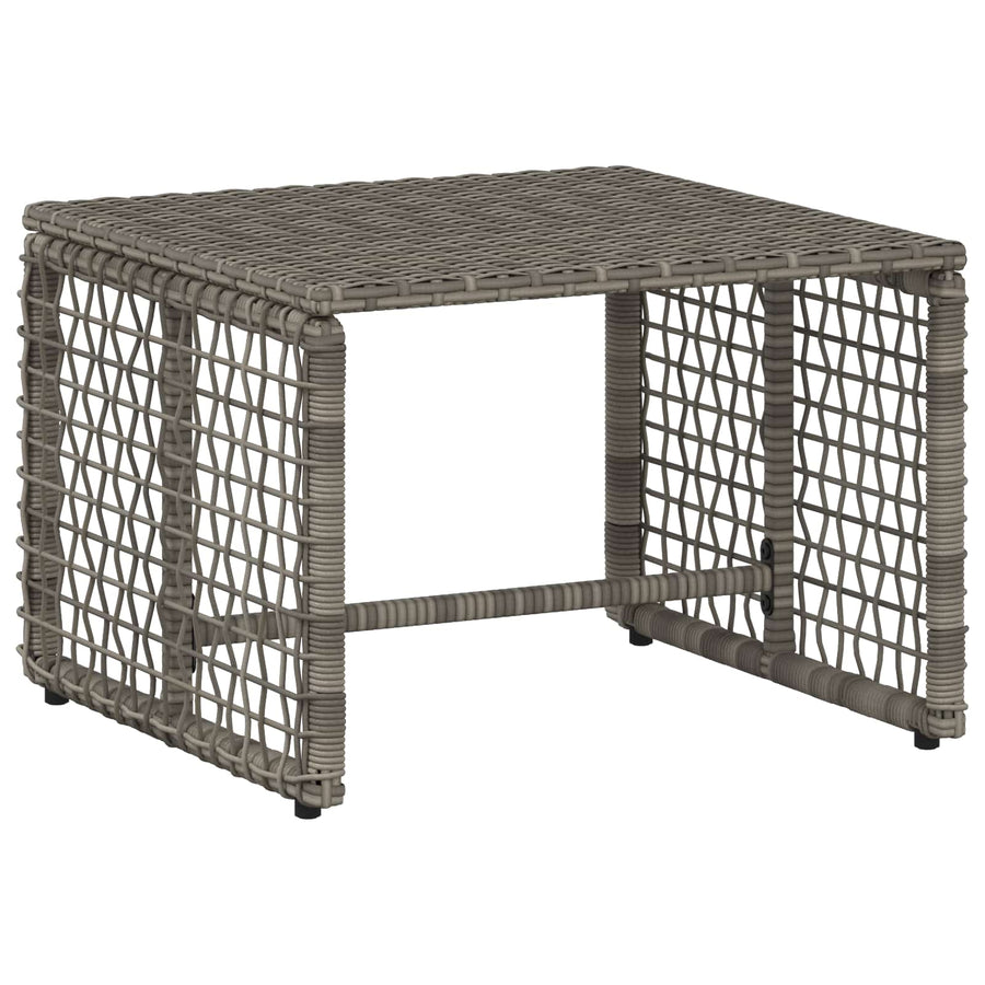Buitenmeubelset met kussen 5 pcs Grijs en Marineblauw