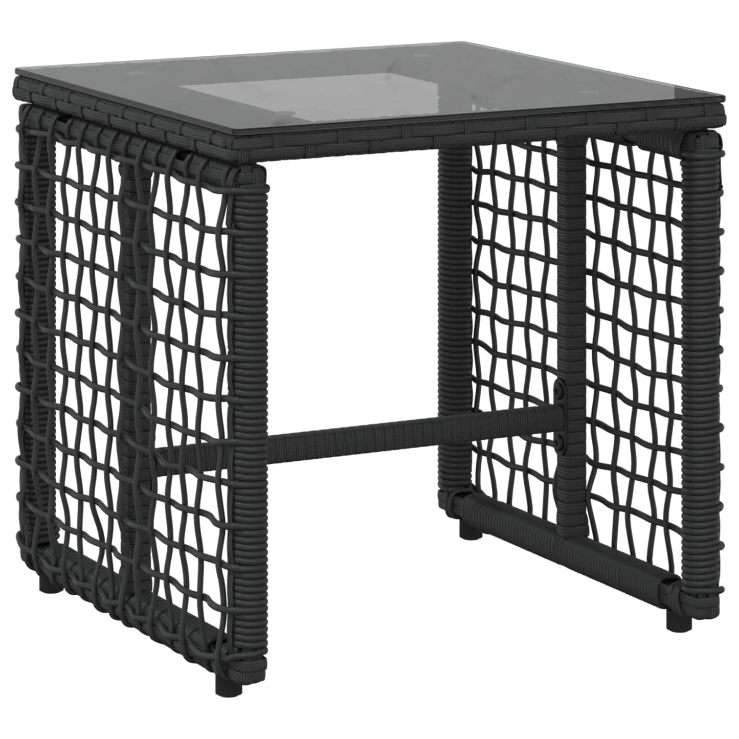 Buitenmeubelset met kussen 3 pcs Zwart en Turquoise