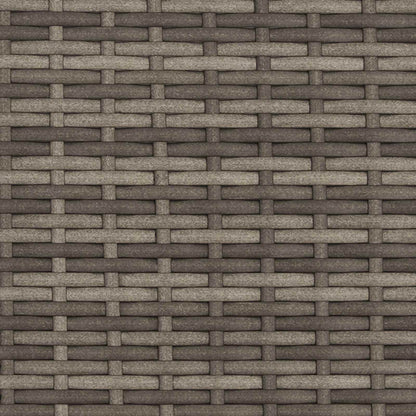 Tuinbank met kussen Grijs 118 x 55 x 82 cm PE rattan en stof