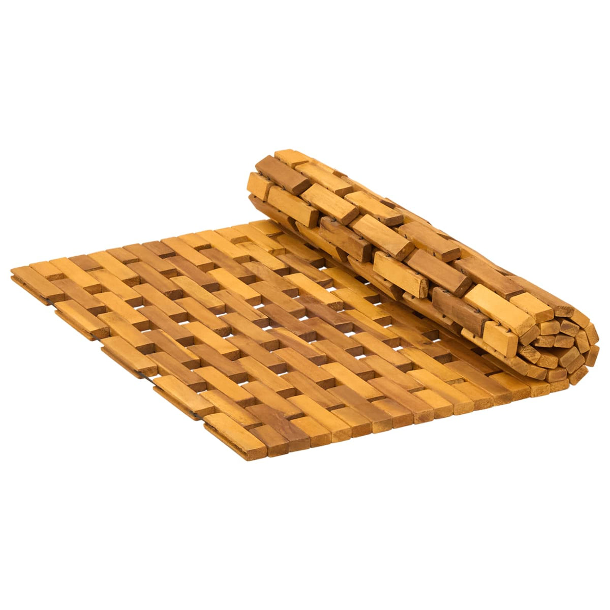 Badmatten Naturel 55 x 80 cm Massief Acaciahout