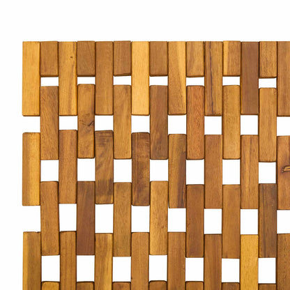 Badmatten Naturel 65 x 100 cm Massief Acaciahout