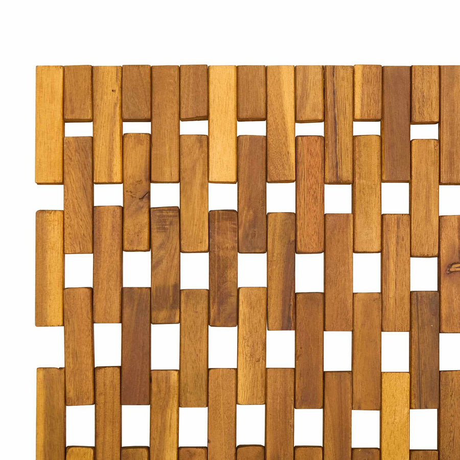 Badmatten Naturel 65 x 100 cm Massief Acaciahout