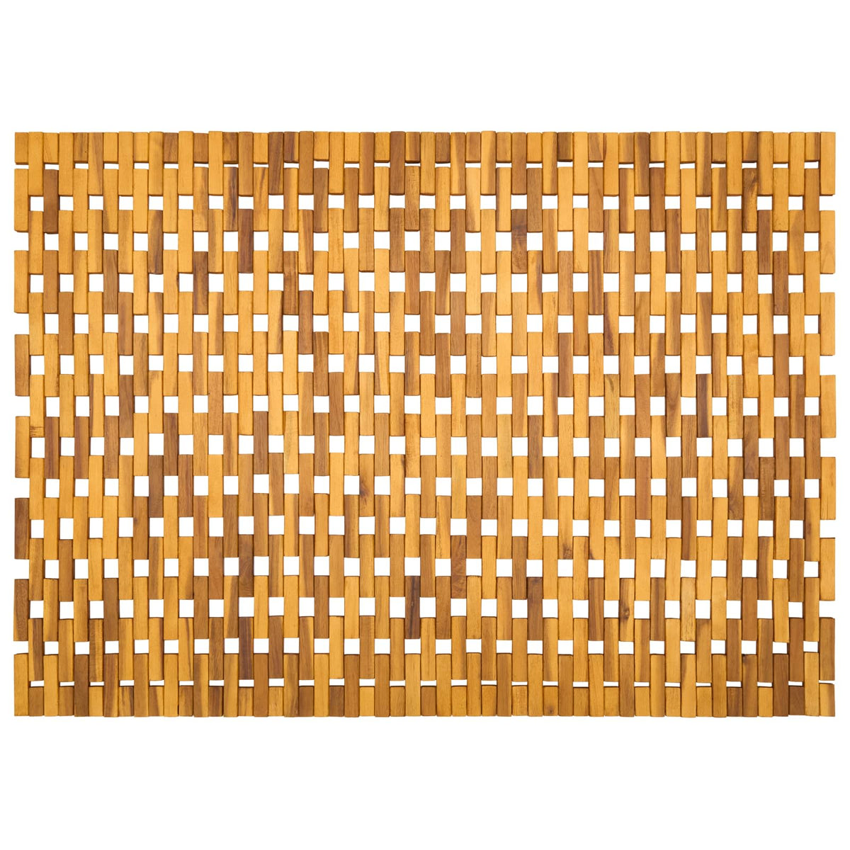 Badmatten Naturel 85 x 120 cm Massief Acaciahout