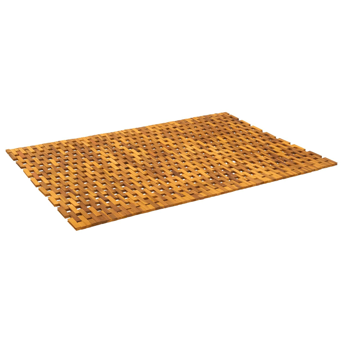 Badmatten Naturel 95 x 140 cm Massief Acaciahout