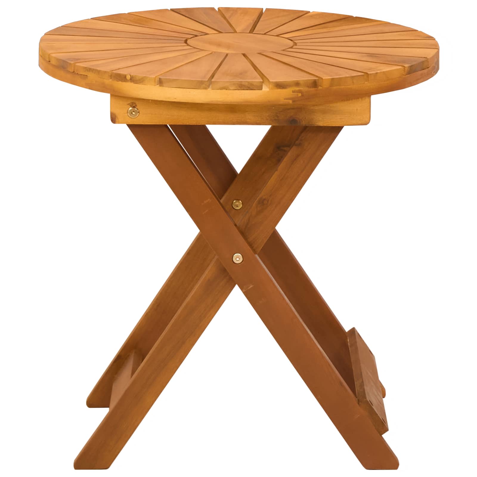 Bistrotafel Naturel Ø45 x 45 cm Massief Acaciahout