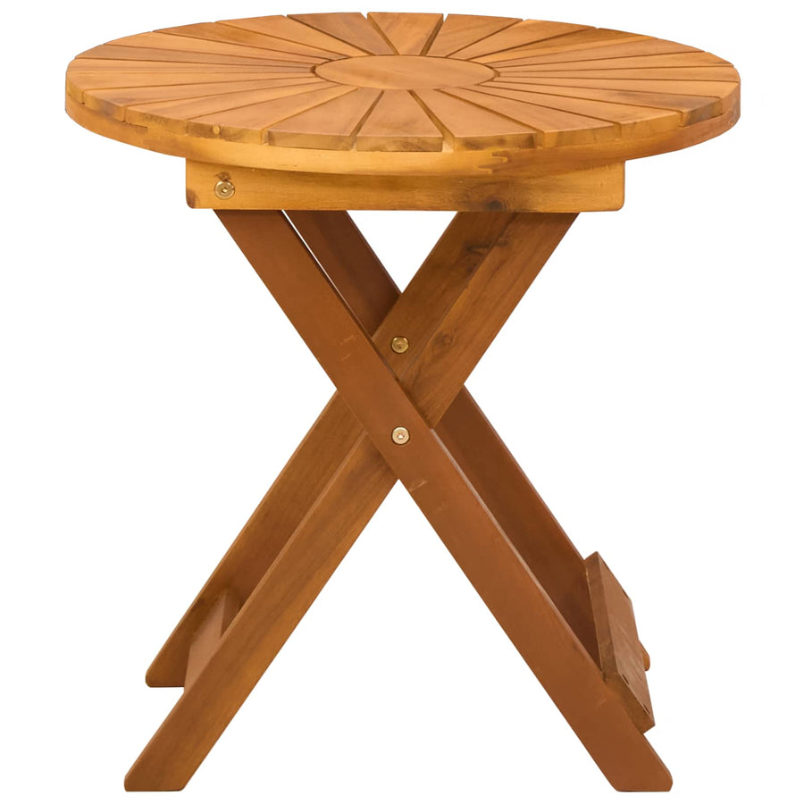 Bistrotafel Naturel Ø45 x 45 cm Massief Acaciahout