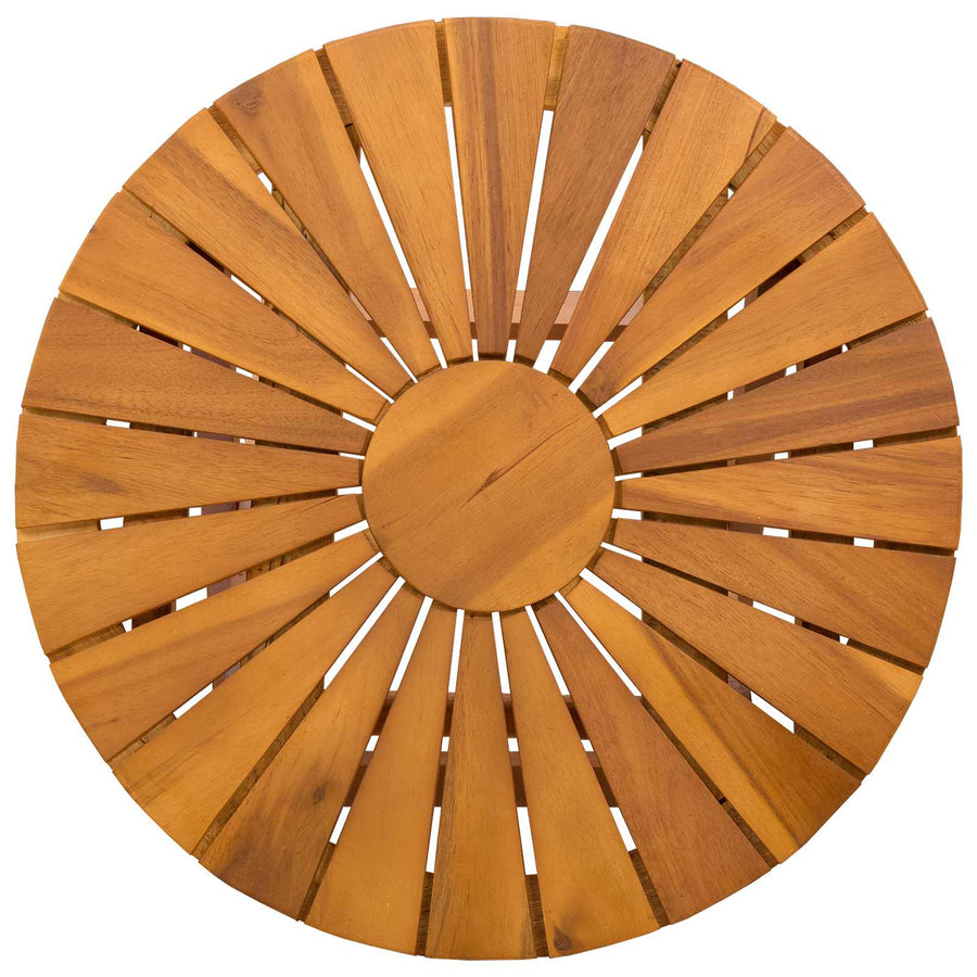 Bistrotafel Naturel Ø45 x 45 cm Massief Acaciahout