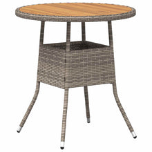Dinertafel Grijs en Acacia 70 x 70 x 73 cm Massief Acaciahout