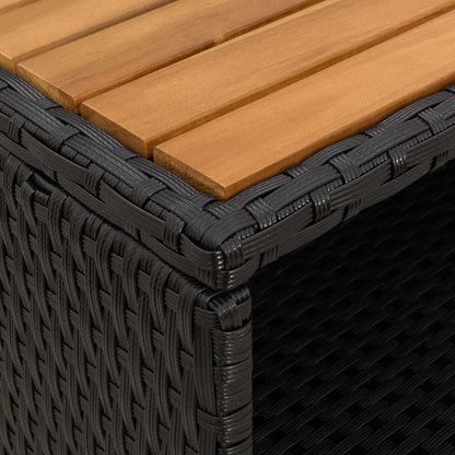 Kast met plank Zwart 70 x 50 x 87 cm Polyester en Roly Ratten