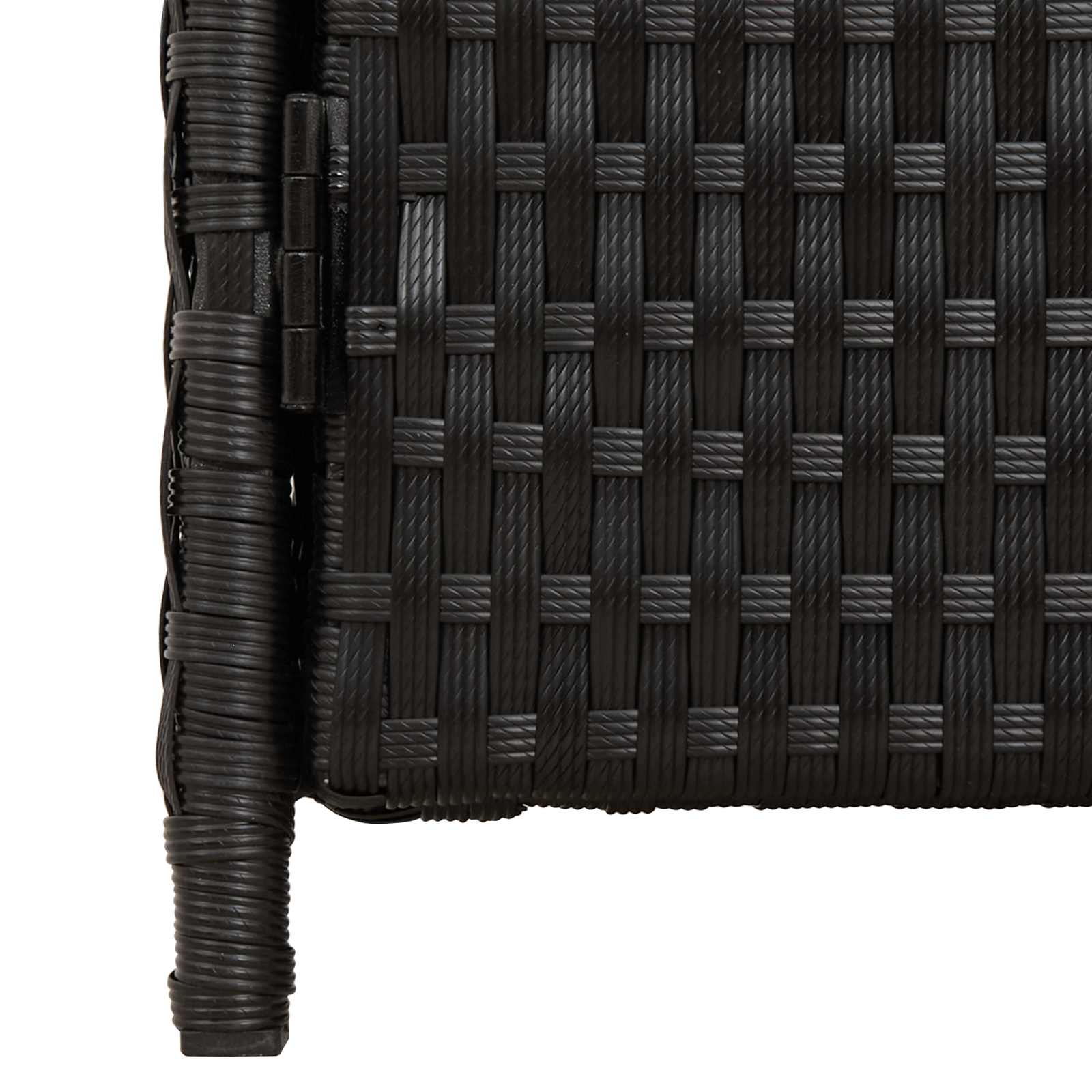 Kast met plank Zwart 70 x 50 x 87 cm Polyester en Roly Ratten