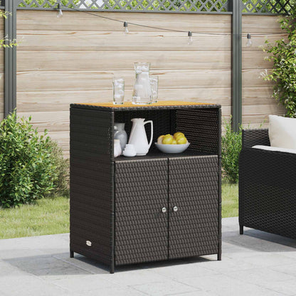 Kast met plank Zwart 70 x 50 x 87 cm Polyester en Roly Ratten