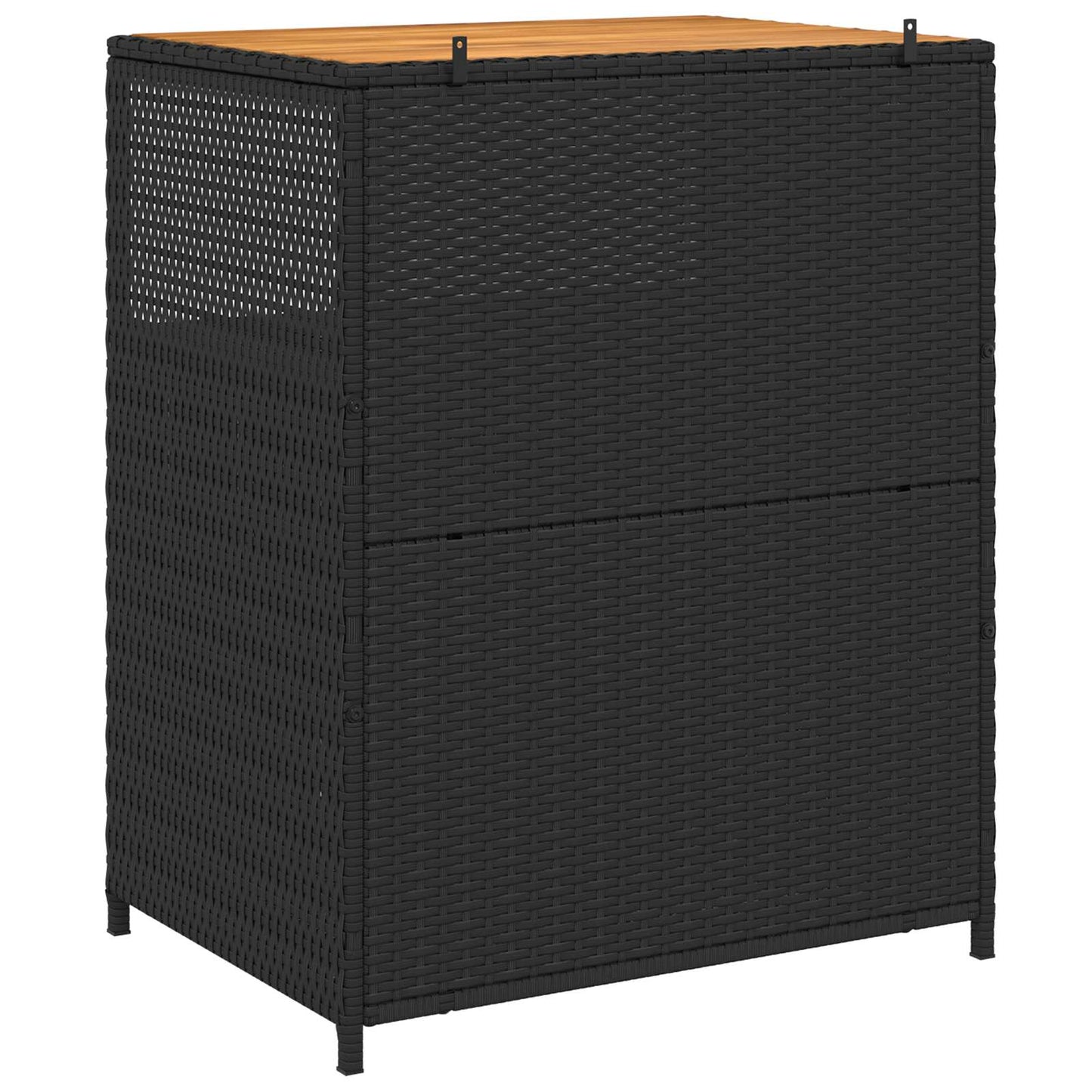 Kast met plank Zwart 70 x 50 x 87 cm Polyester en Roly Ratten