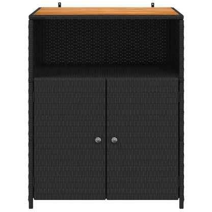 Kast met plank Zwart 70 x 50 x 87 cm Polyester en Roly Ratten