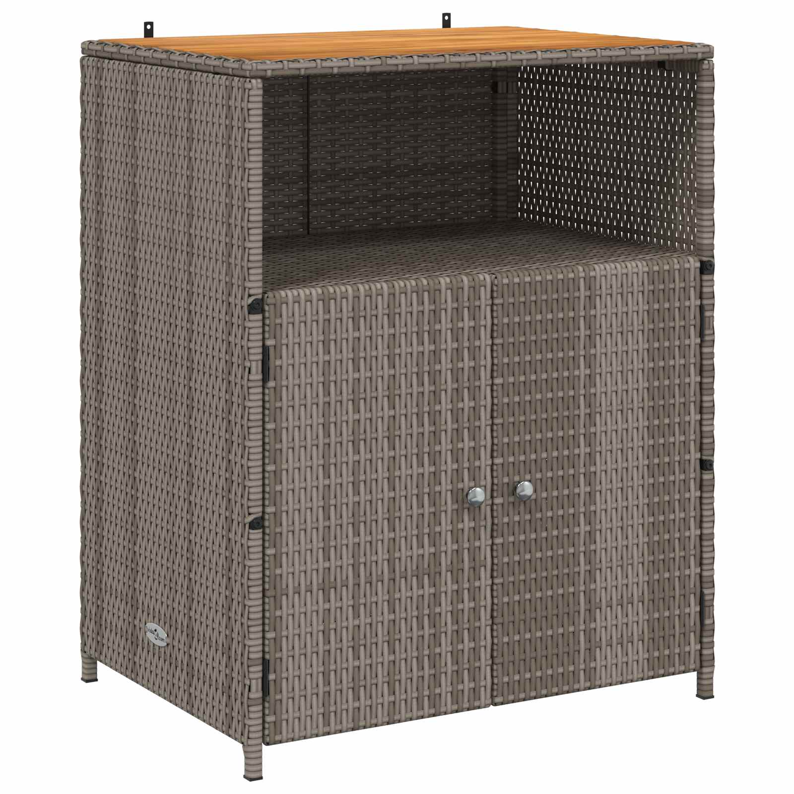 Kast met plank Grijs 70 x 50 x 87 cm Polyester en Roly Ratten