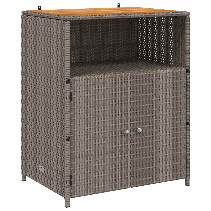 Kast met plank Grijs 70 x 50 x 87 cm Polyester en Roly Ratten