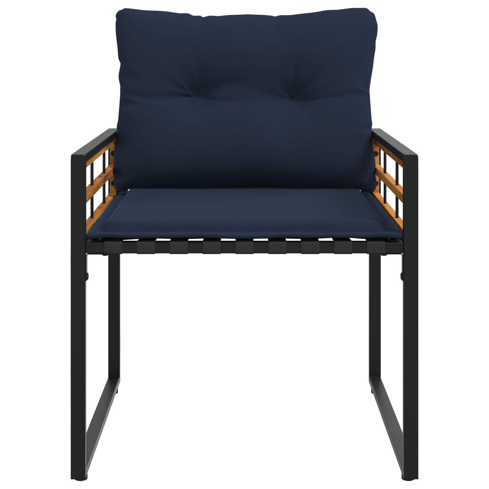 Buitenmeubelset Met Kussen 4 Pcs Marineblauw Bank +2x stoel +tafel