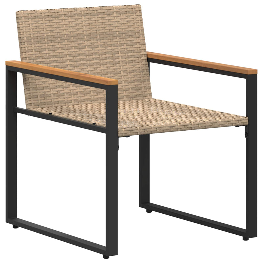 Meubelsets Met Kussen 3 Pcs En Crème Wit Rattan beige en crèmewit