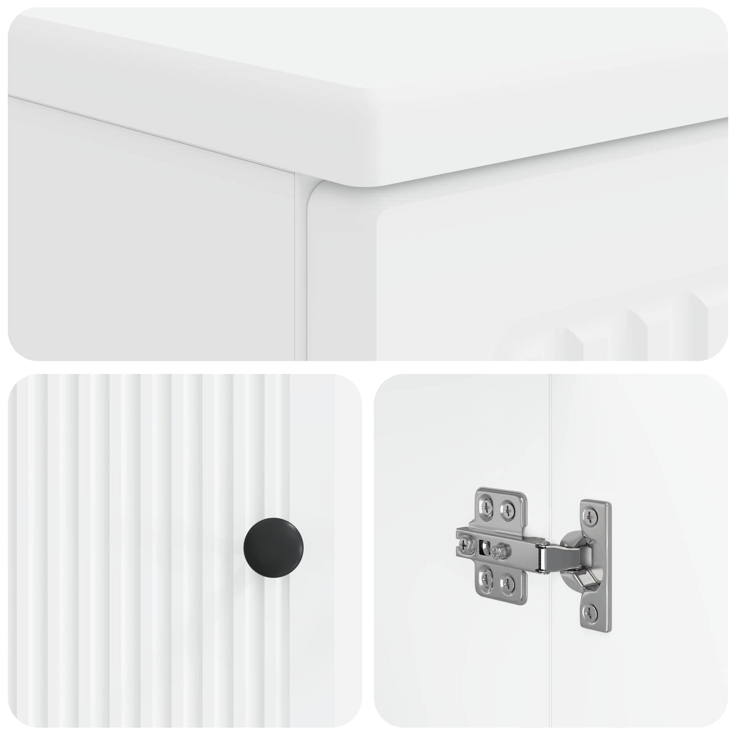 Badkamer wastafelkast UTRECHT Wit 59,5 x 31,5 x 59 cm