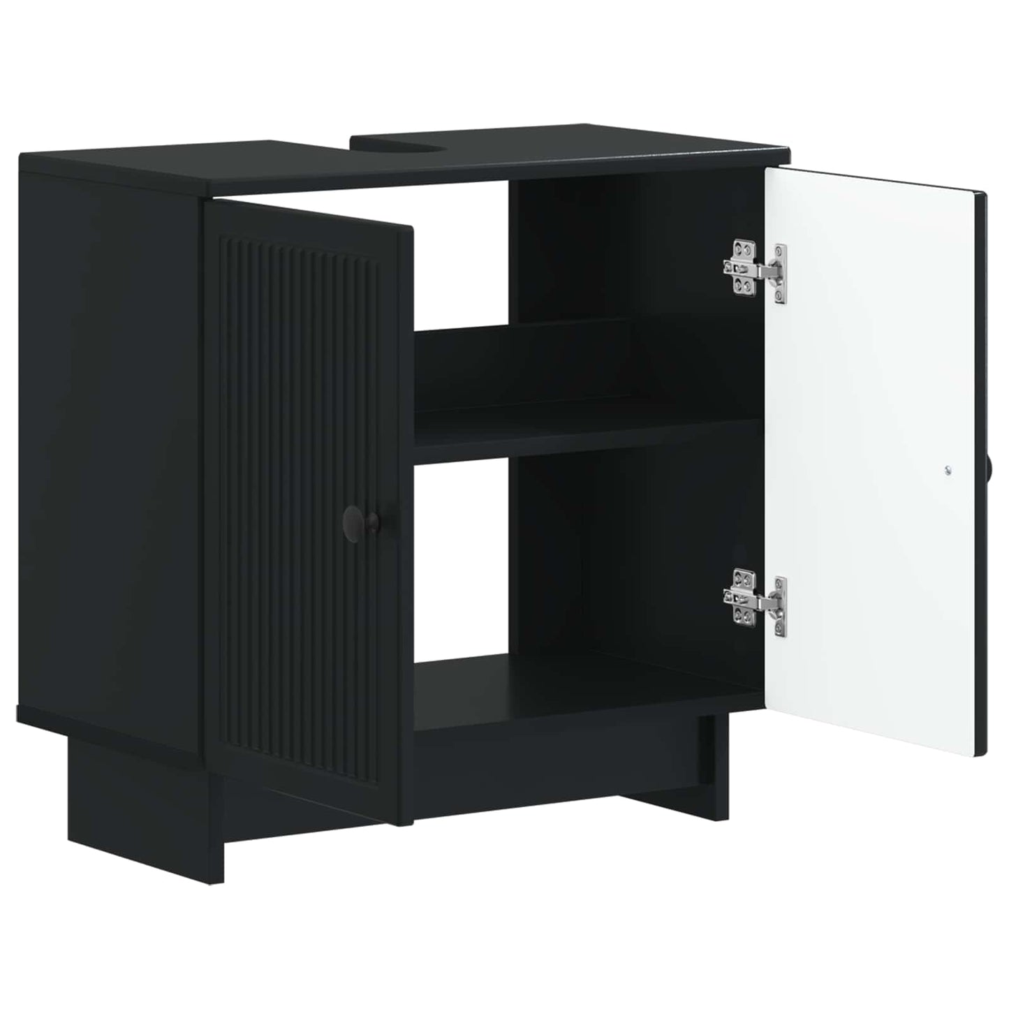 Badkamer wastafelkast EDE Zwart 59,5 x 31,5 x 59 cm