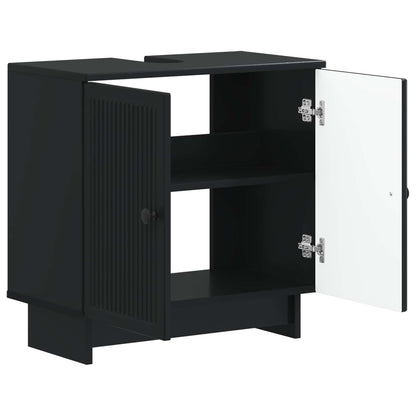 Badkamer wastafelkast EDE Zwart 59,5 x 31,5 x 59 cm