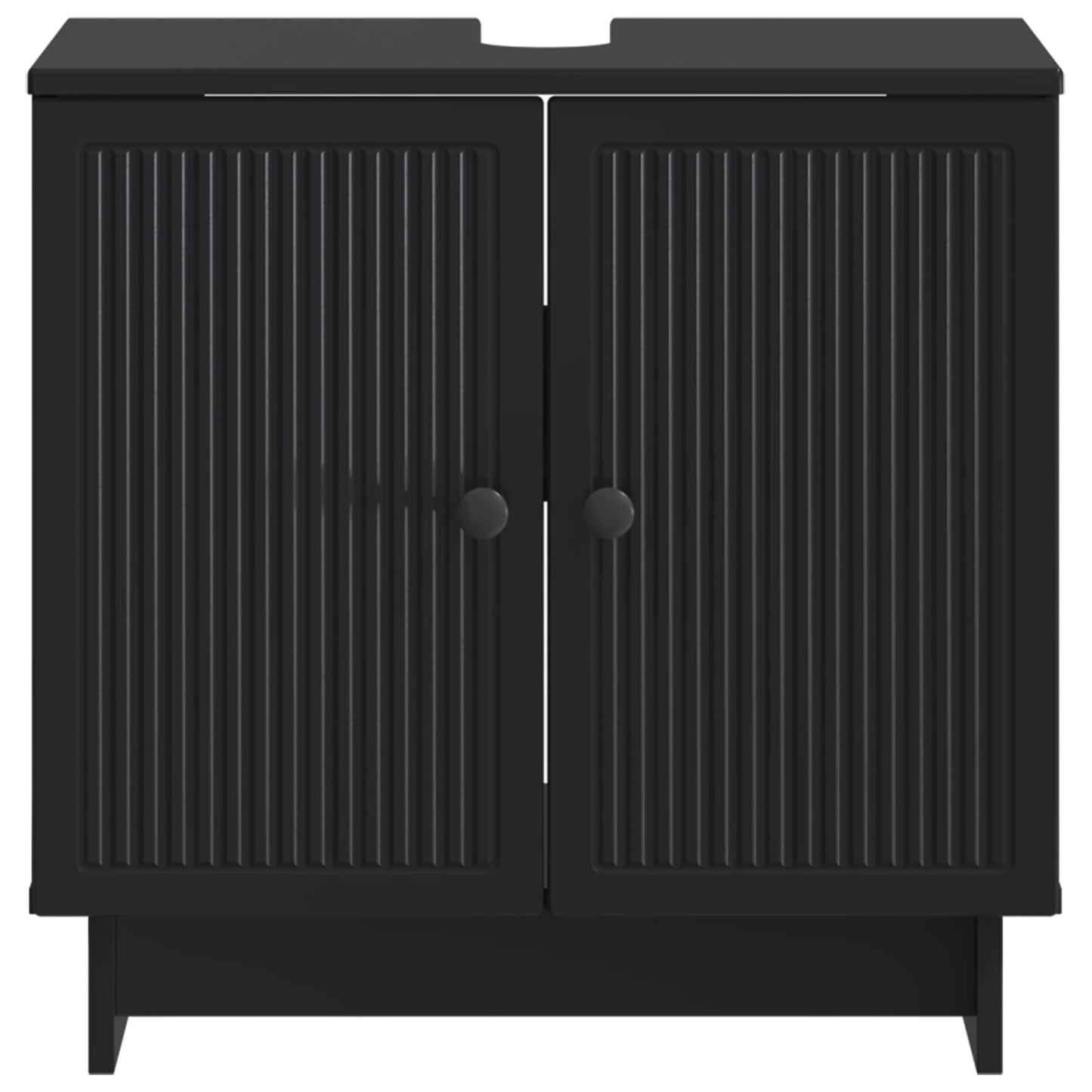 Badkamer wastafelkast EDE Zwart 59,5 x 31,5 x 59 cm