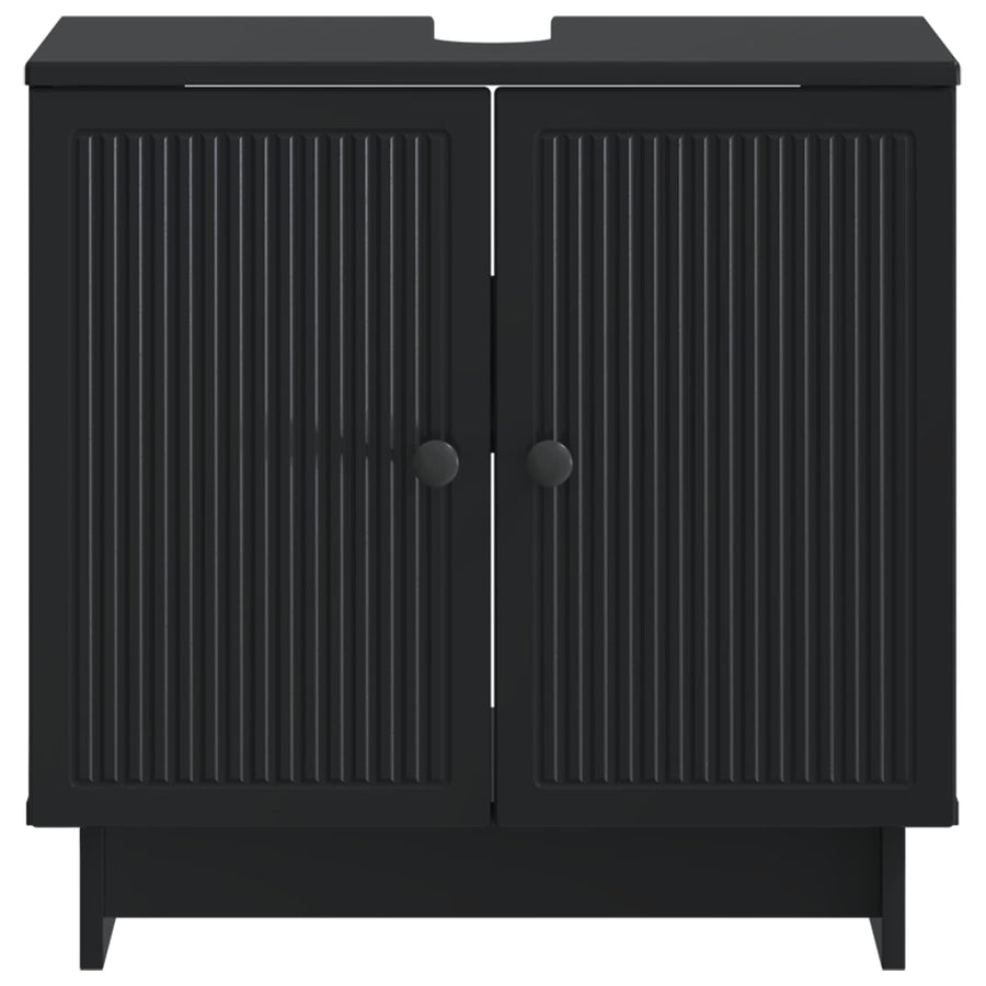 Badkamer wastafelkast EDE Zwart 59,5 x 31,5 x 59 cm