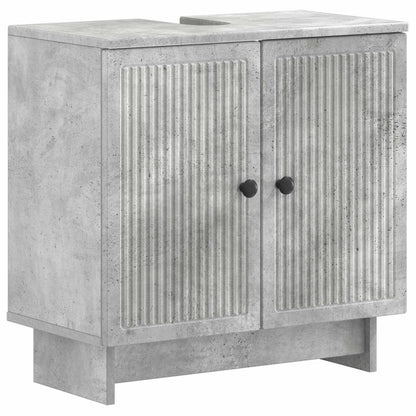 Badkamer wastafelkast EDE Betongrijs 59,5 x 31,5 x 59 cm