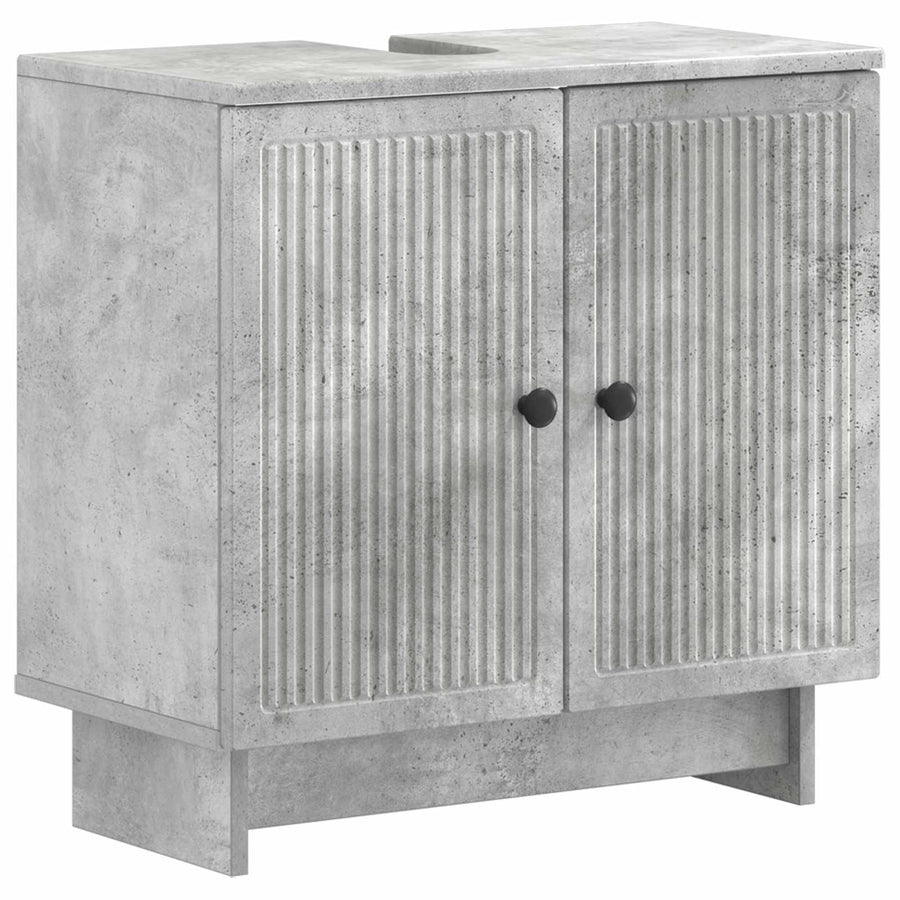 Badkamer wastafelkast EDE Betongrijs 59,5 x 31,5 x 59 cm