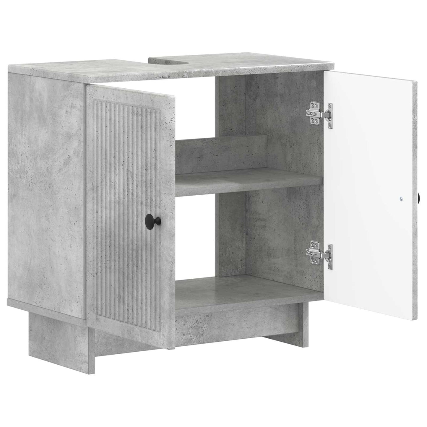 Badkamer wastafelkast EDE Betongrijs 59,5 x 31,5 x 59 cm
