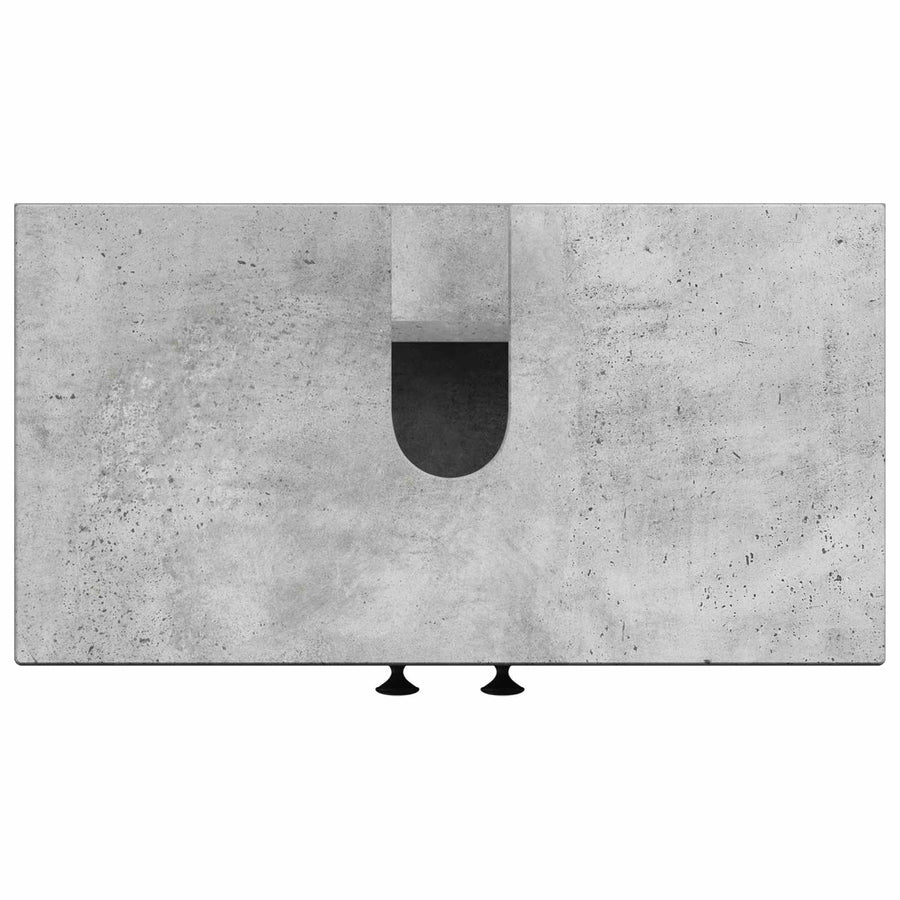 Badkamer wastafelkast EDE Betongrijs 59,5 x 31,5 x 59 cm